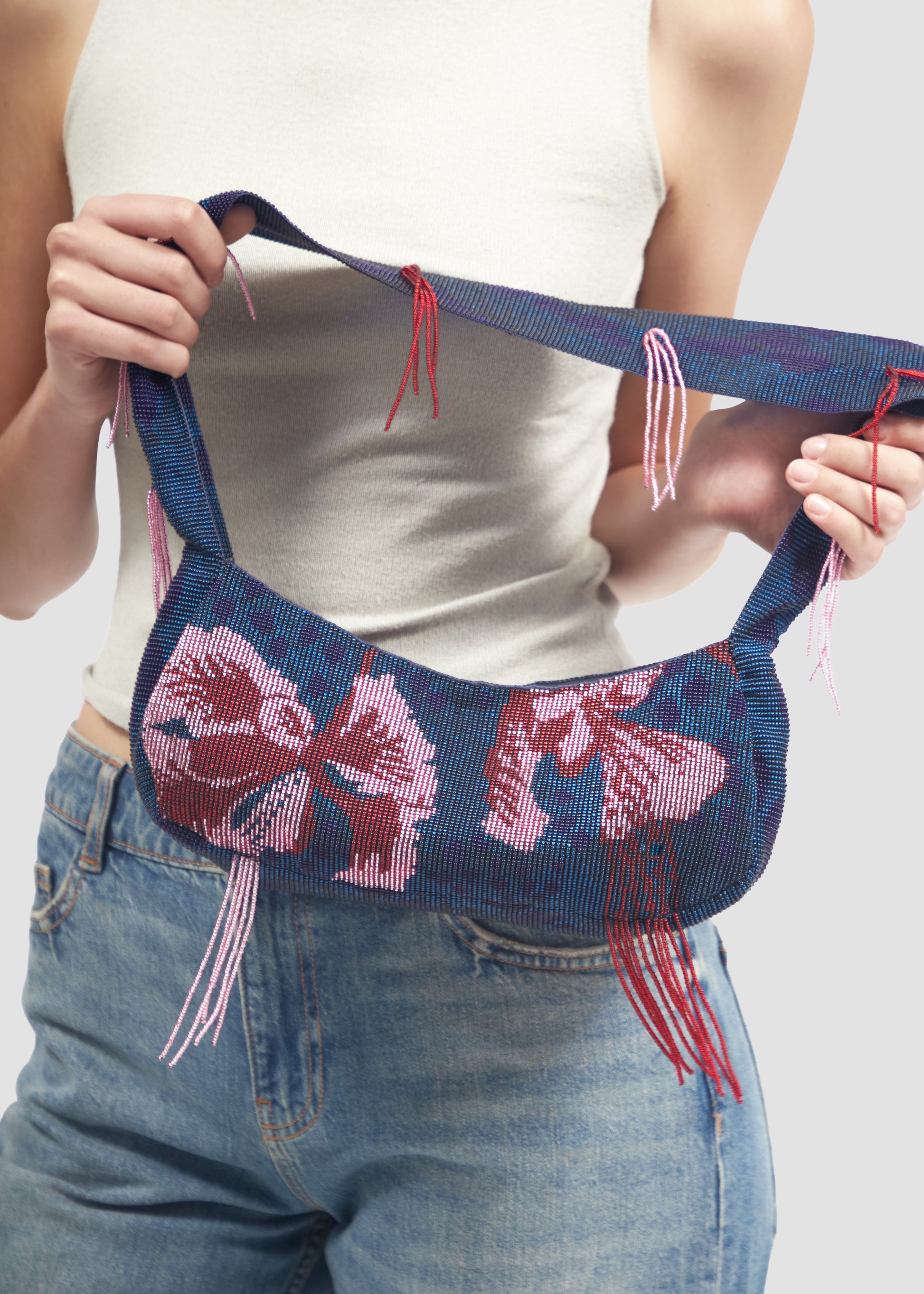 Bigotillo | Crystal Beads Handbag