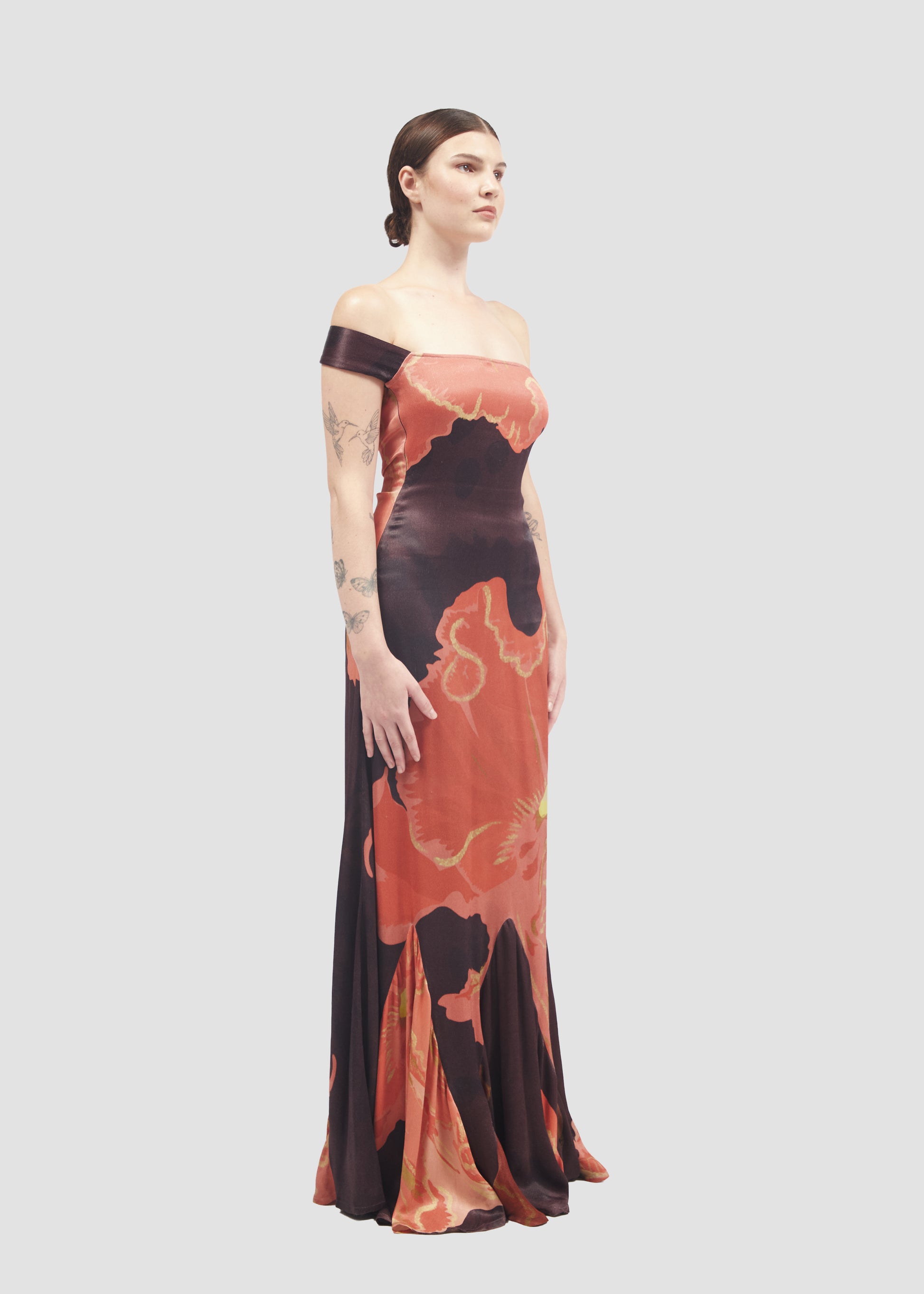 Muscifera | Orange Fiber Maxi Dress