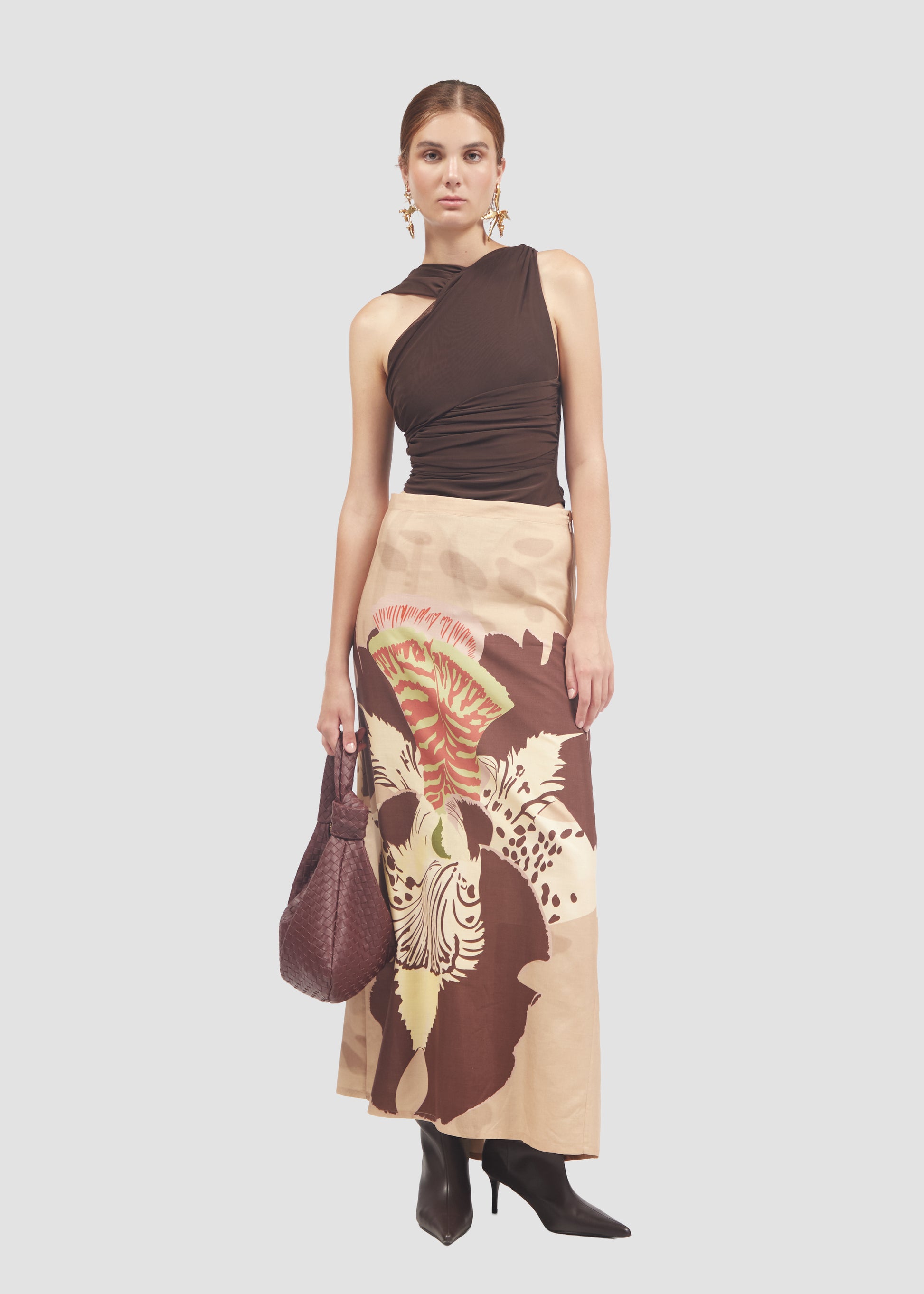 Dowiana | Silk Maxi Skirt