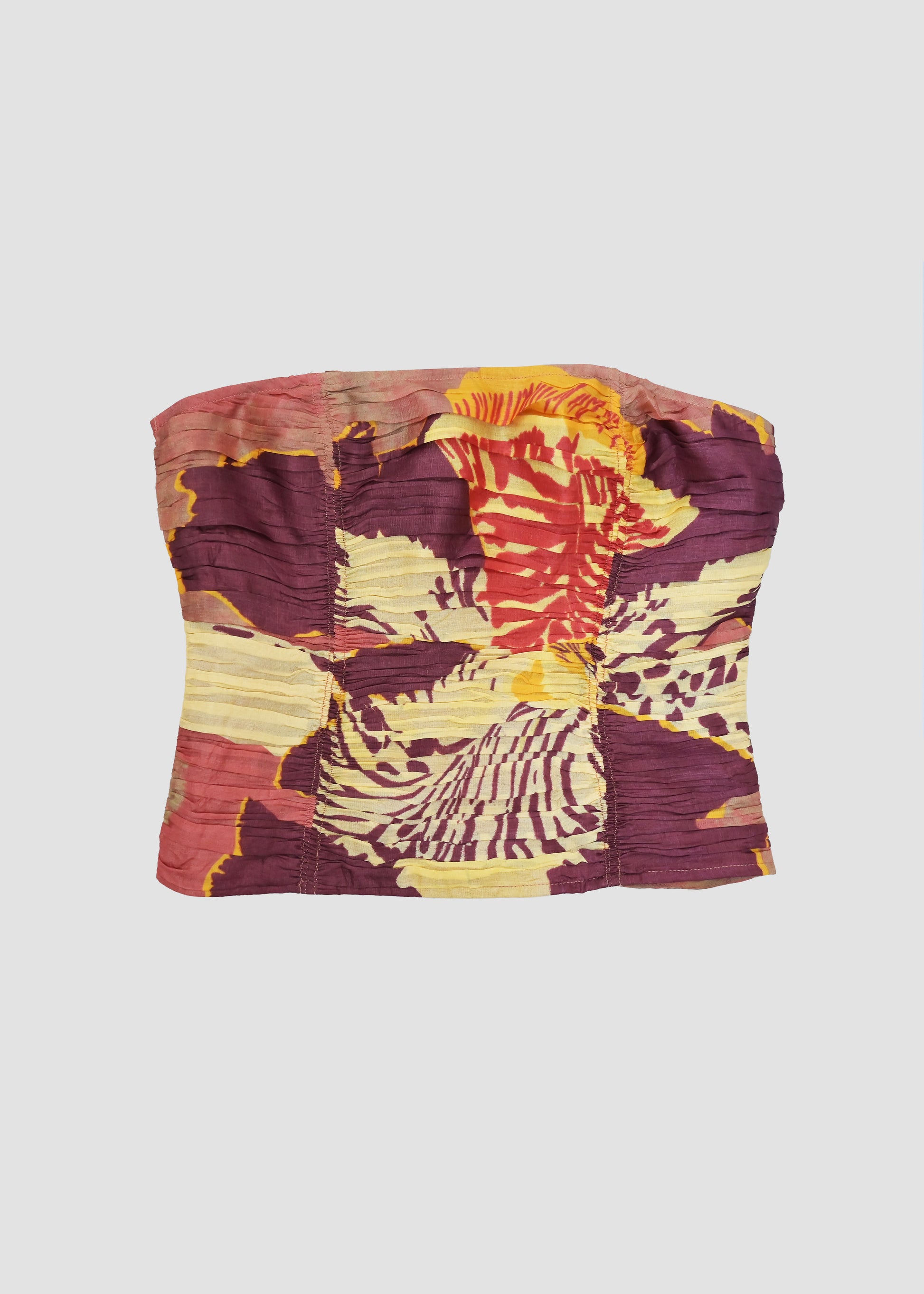 Nodosa | Silk Shirring Top