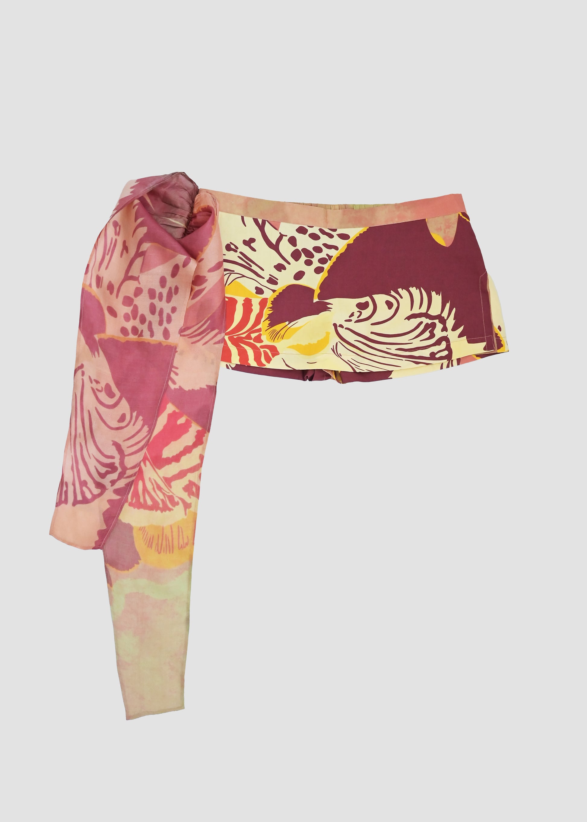 Nodosa | Silk Mini Pareo-Style Skort