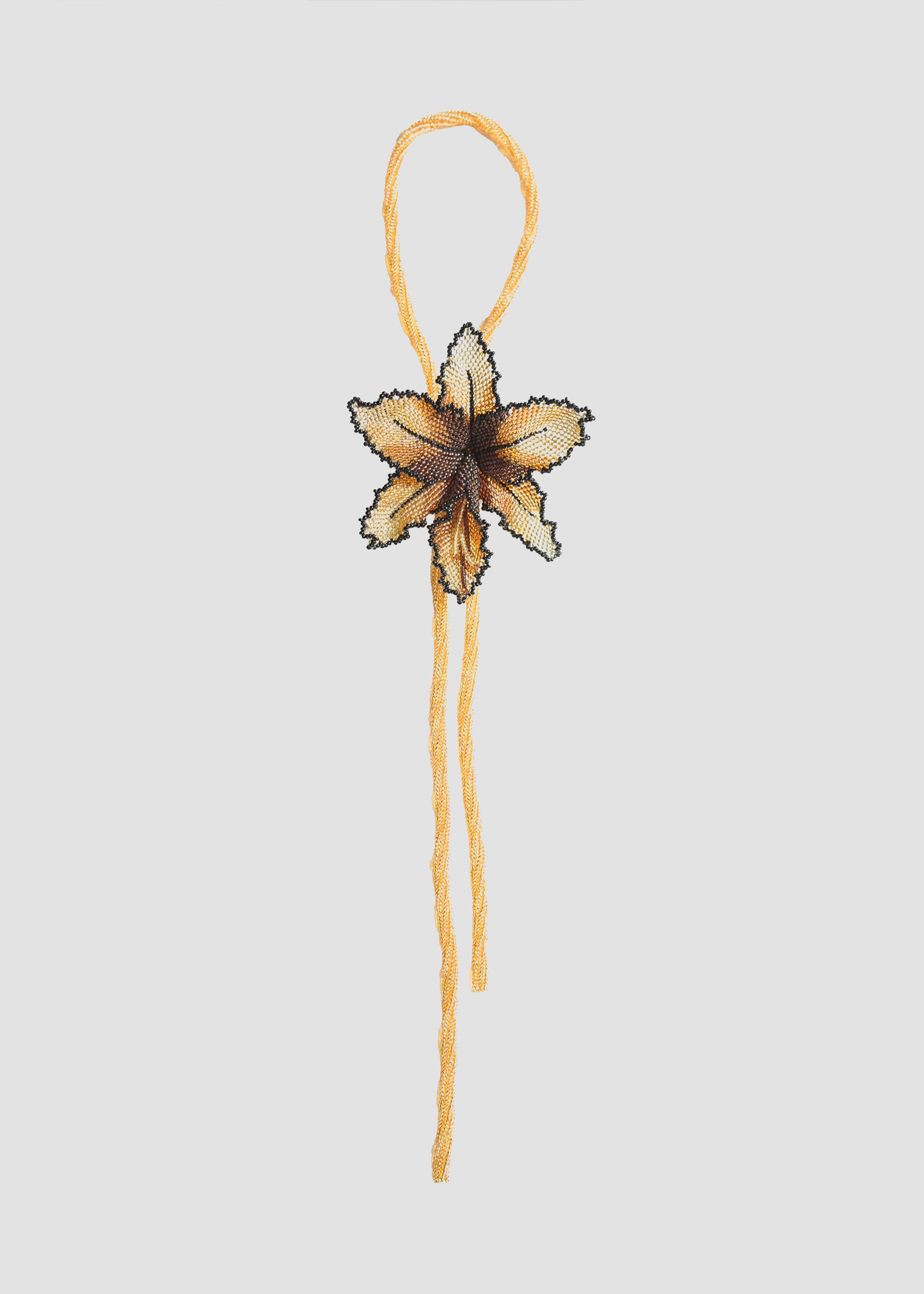 Selva | Gold Orchid Necklace