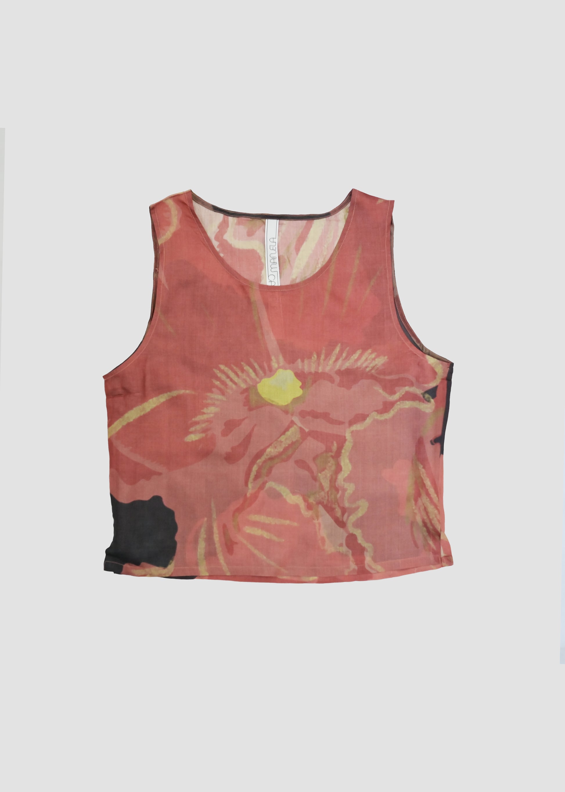 Muscifera | Silk Sleeveless Top