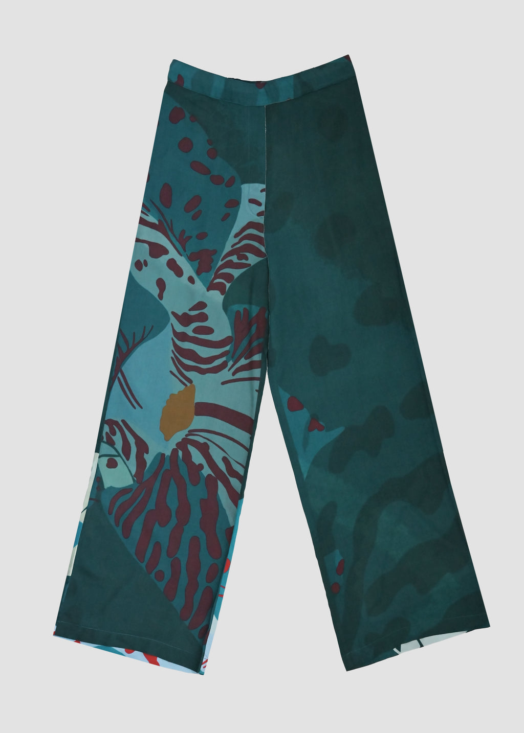 Flava | Banana Fiber Turquoise Blue Trousers