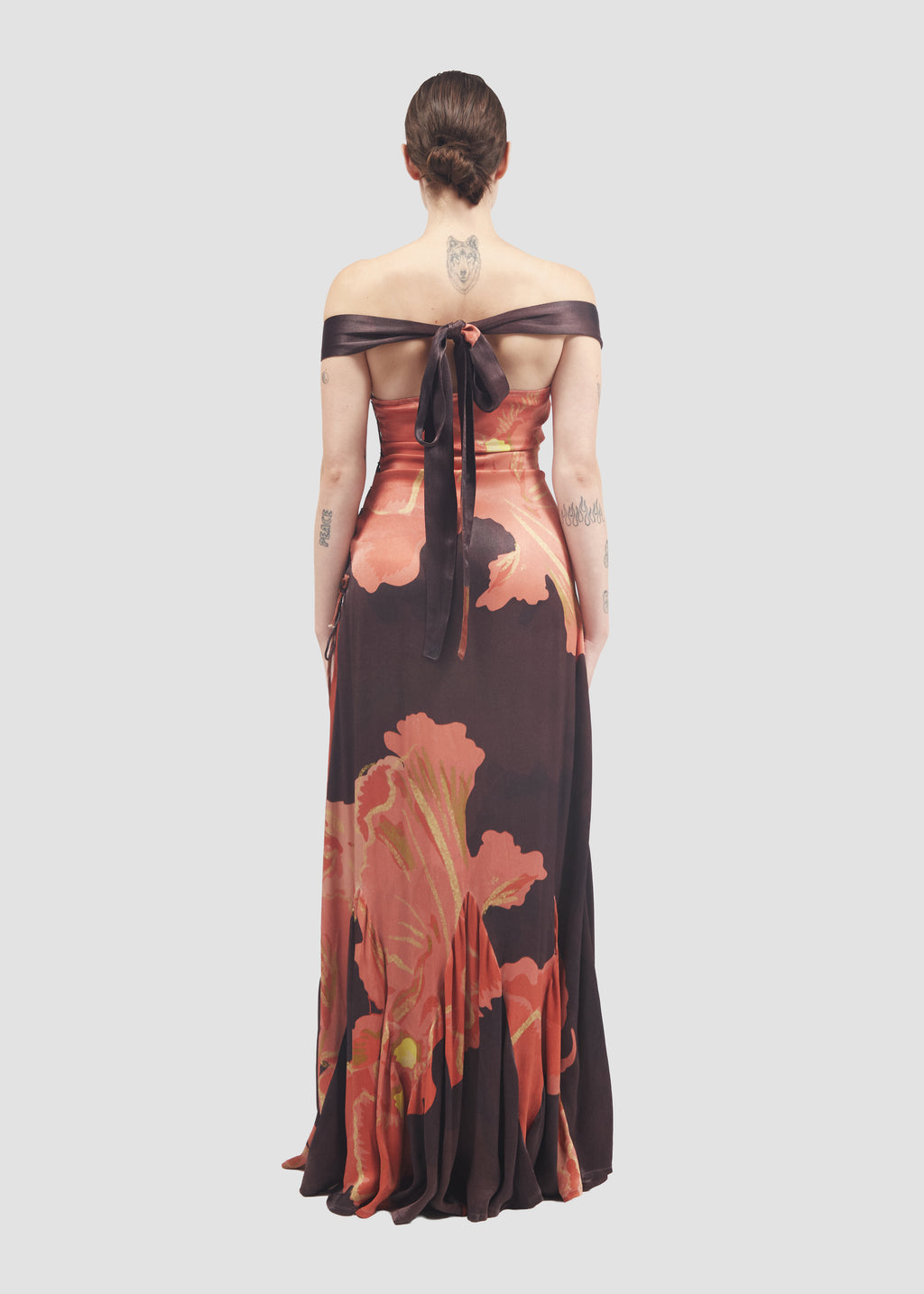 Muscifera | Orange Fiber Maxi Dress