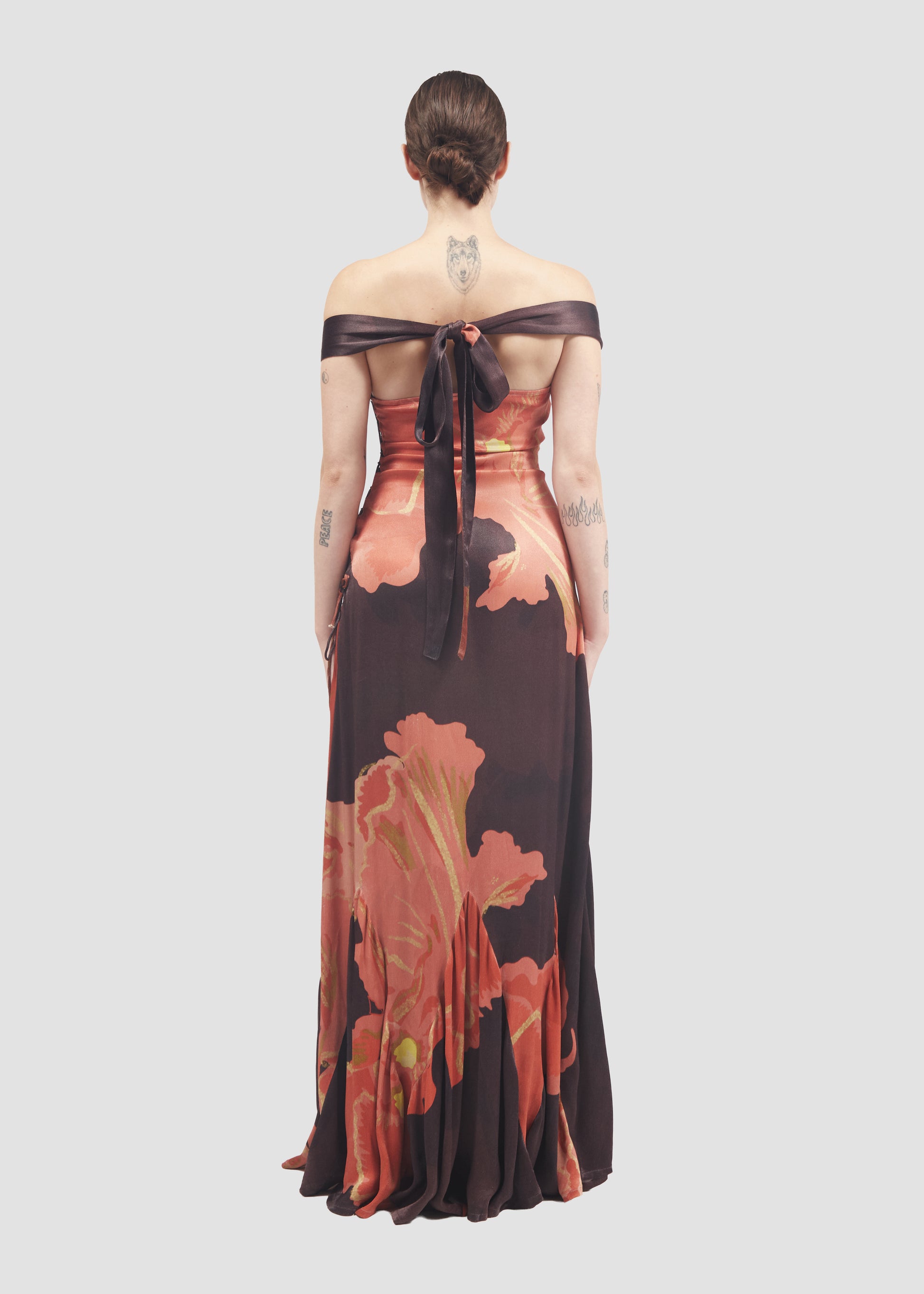 Muscifera | Orange Fiber Maxi Dress