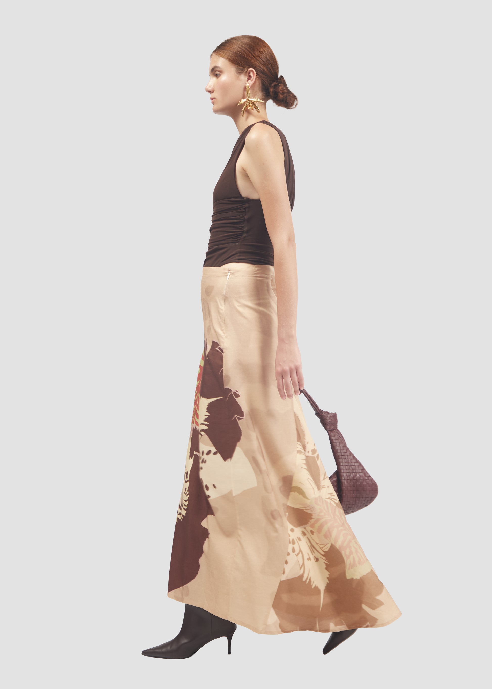 Dowiana | Silk Maxi Skirt