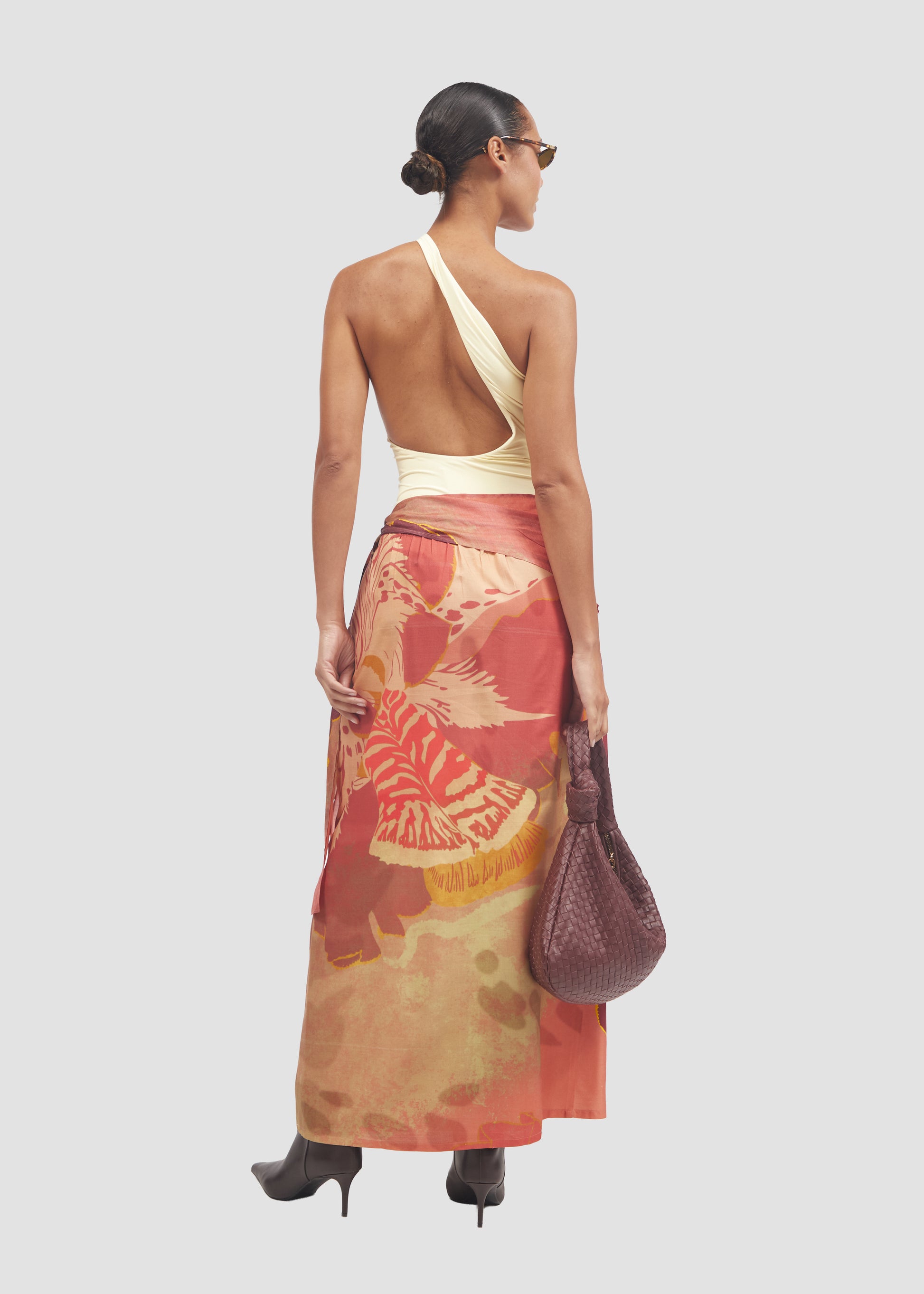 Nodosa | Silk Maxi Pareo-Style Skirt