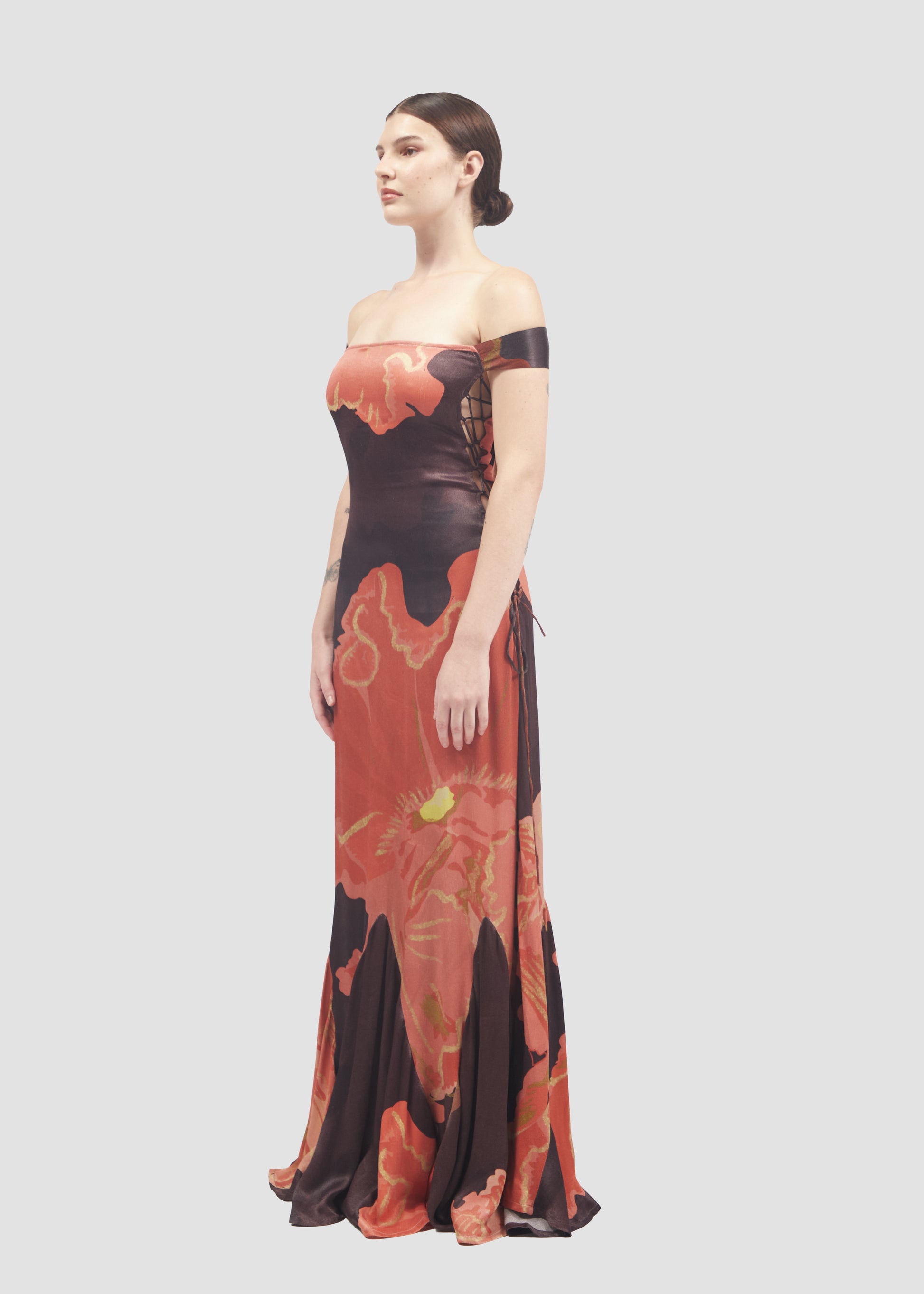 Muscifera | Orange Fiber Maxi Dress