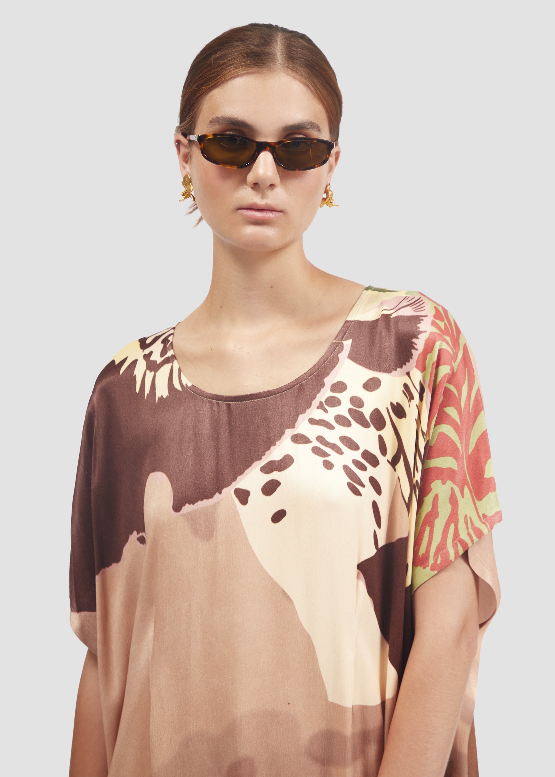 Dowiana | Orange Fiber Kaftan