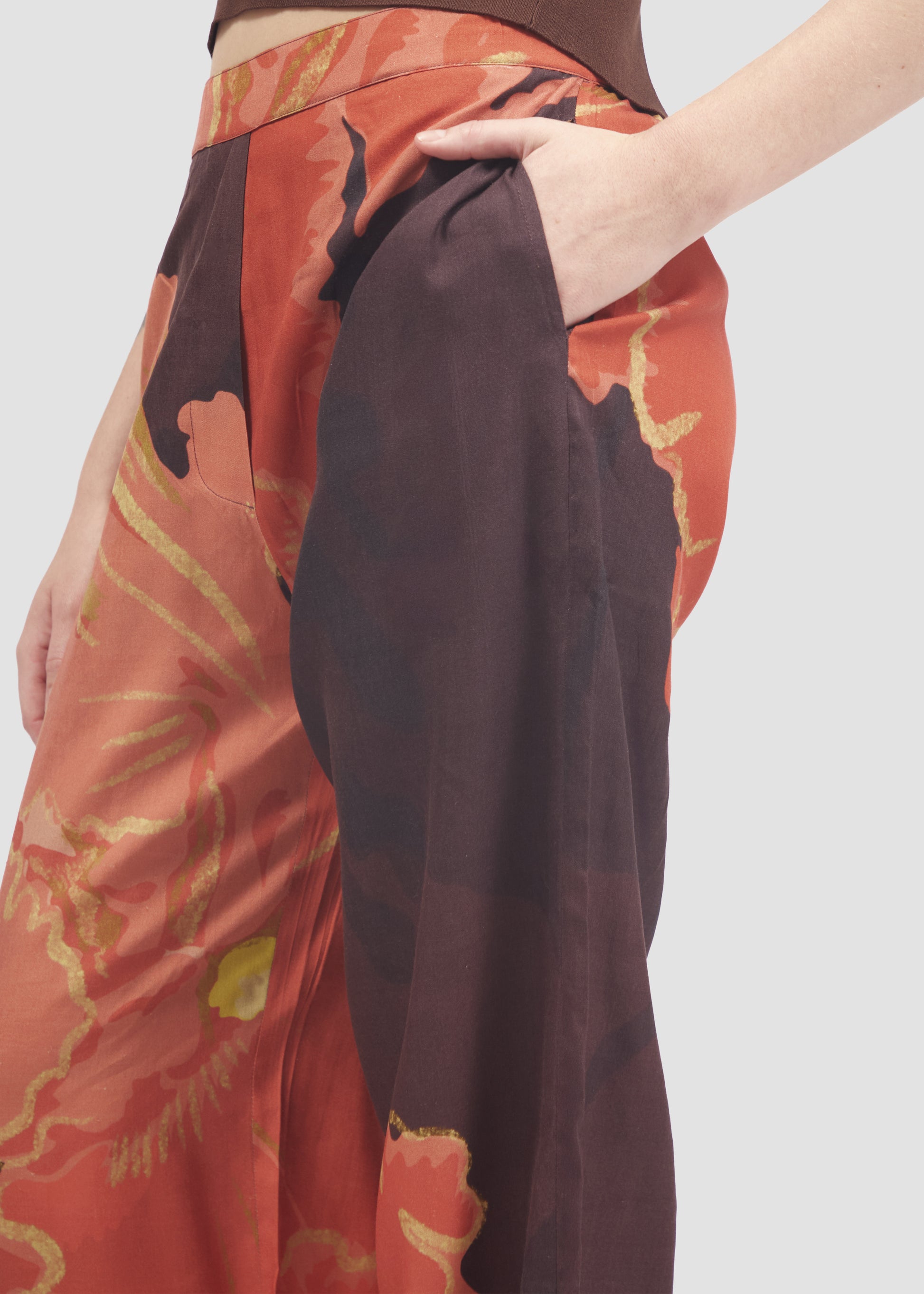 Muscifera | Silk Trousers