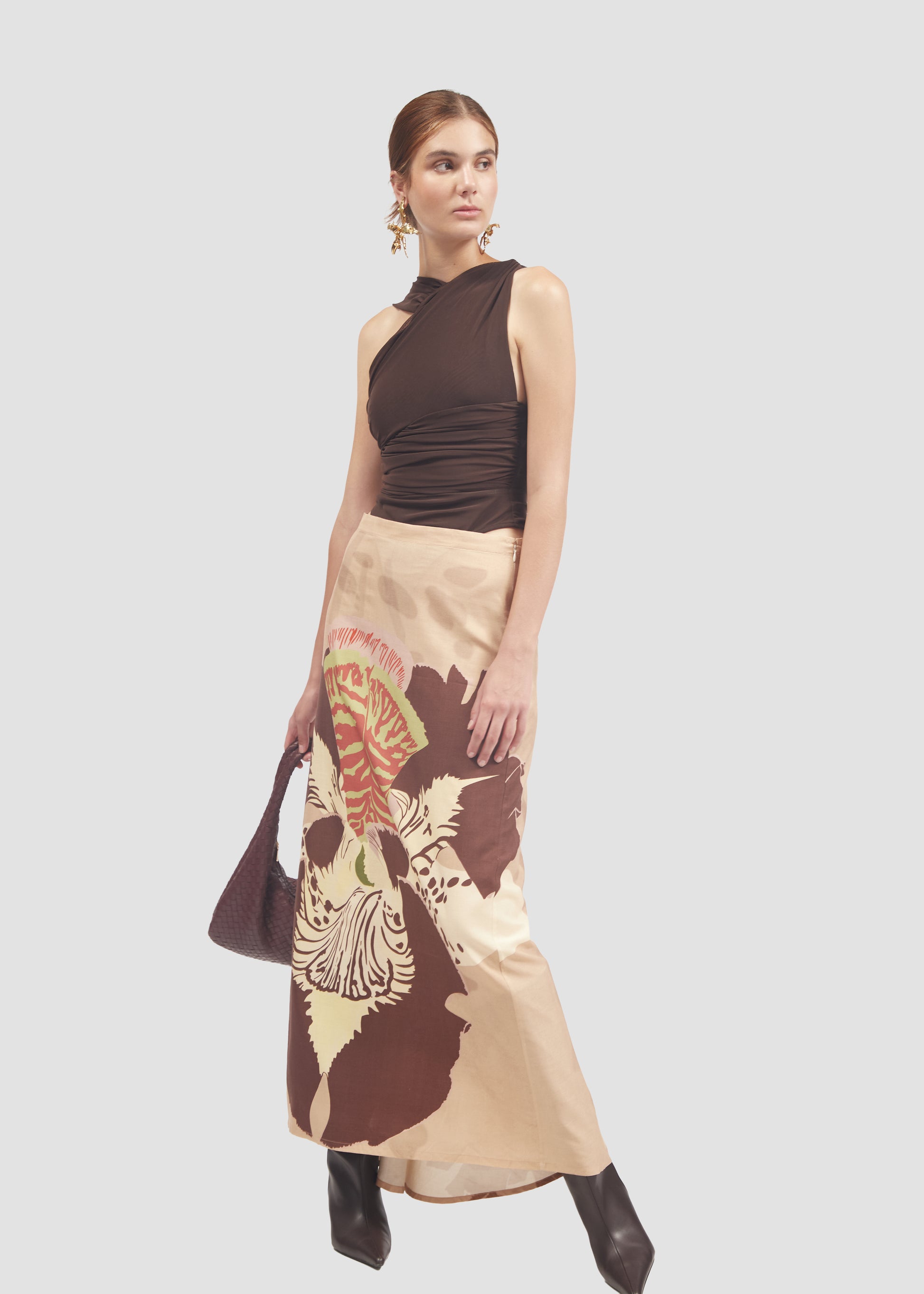 Dowiana | Silk Maxi Skirt