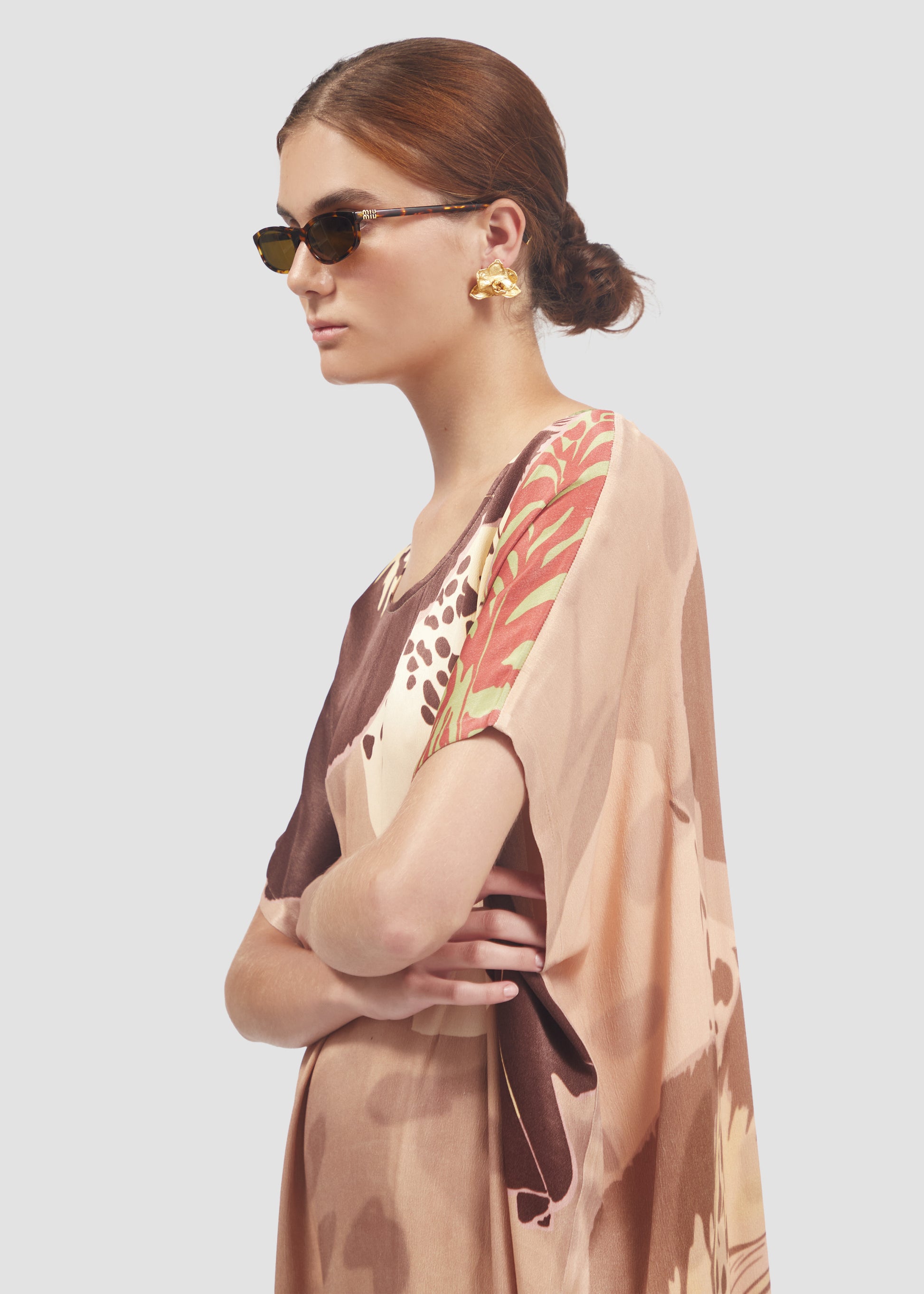 Dowiana | Orange Fiber Kaftan