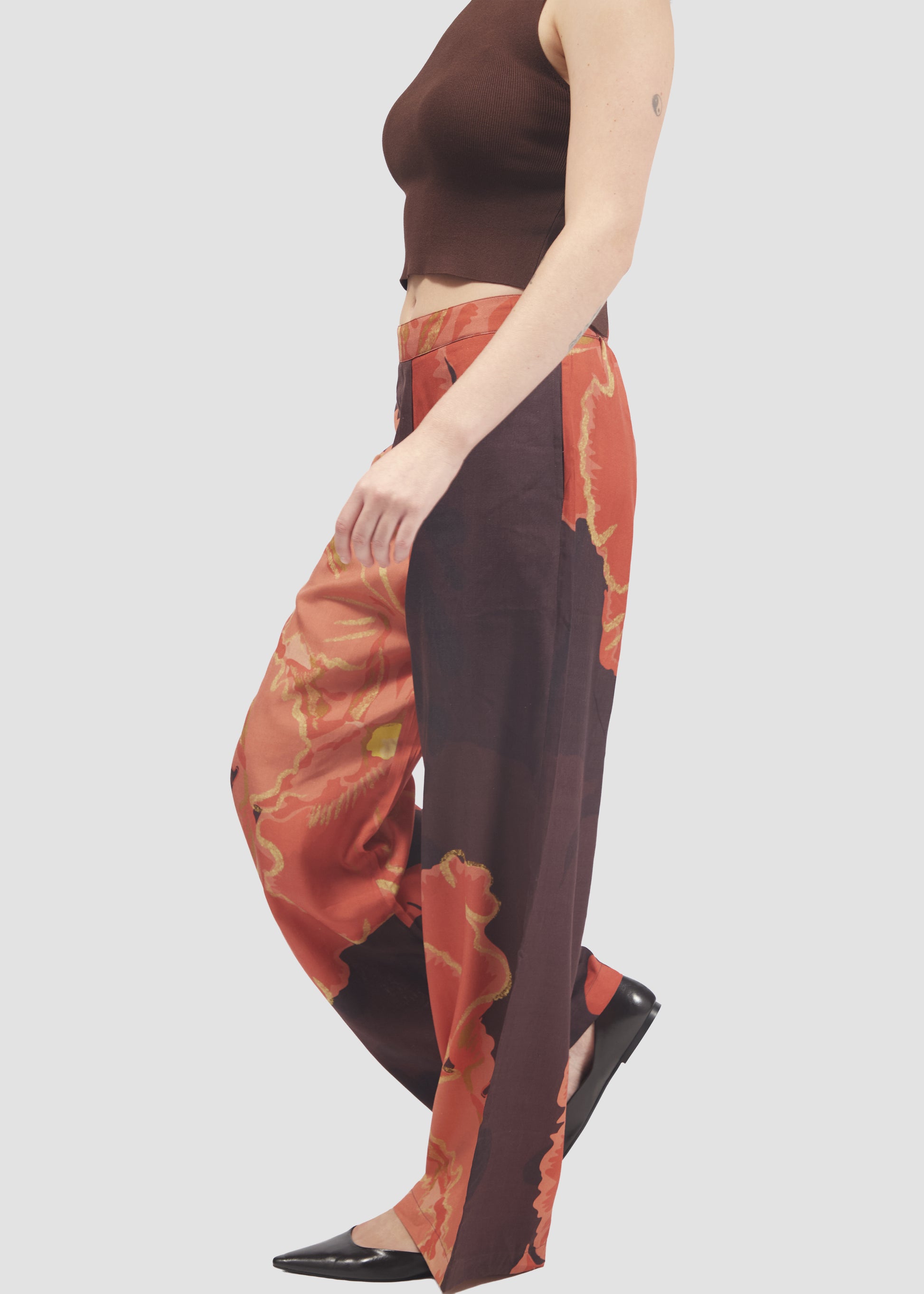 Muscifera | Silk Trousers