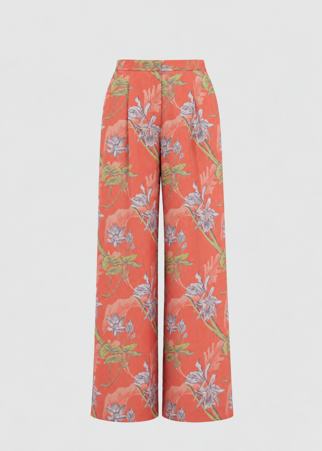 Loto | Wool & Cashmere Red & Blue Trousers