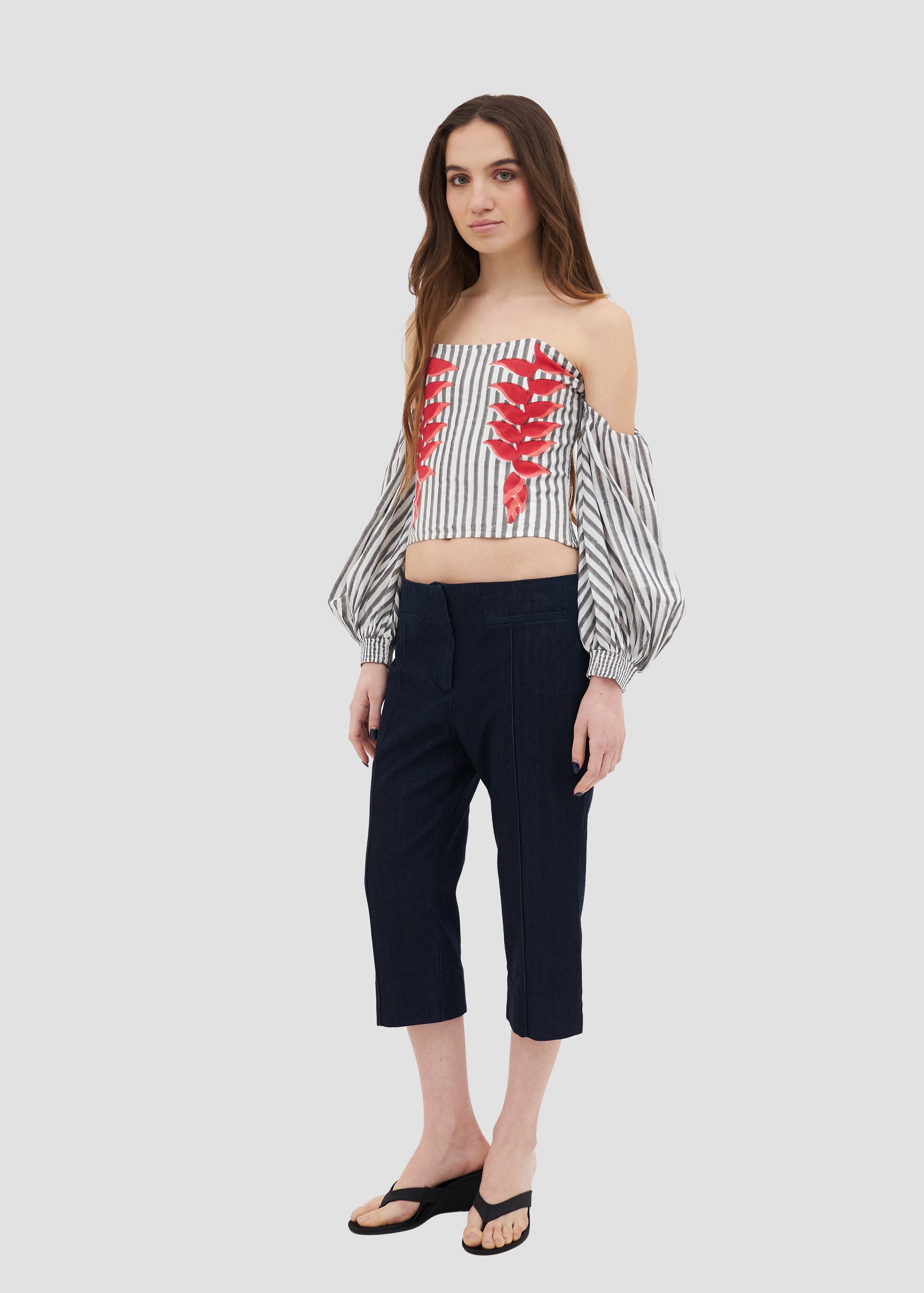 Heliconia | Block Print Top