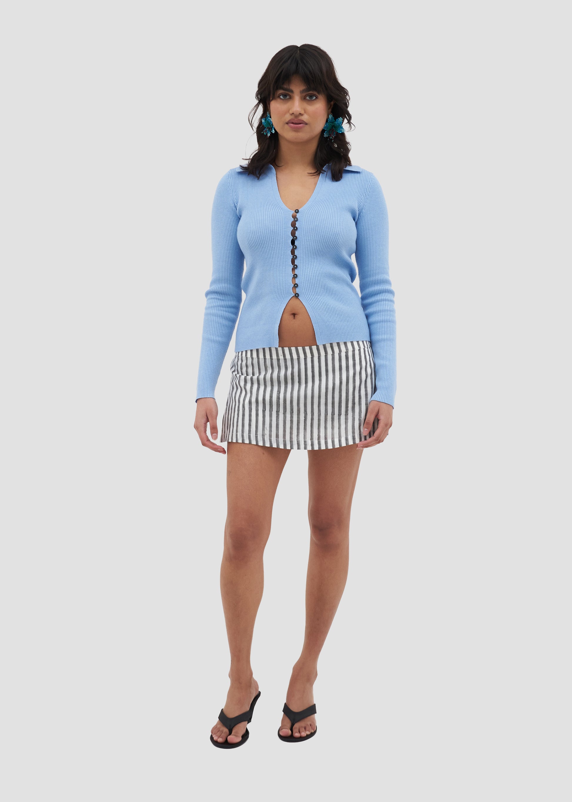 Heliconia | Block Print Mini Skort