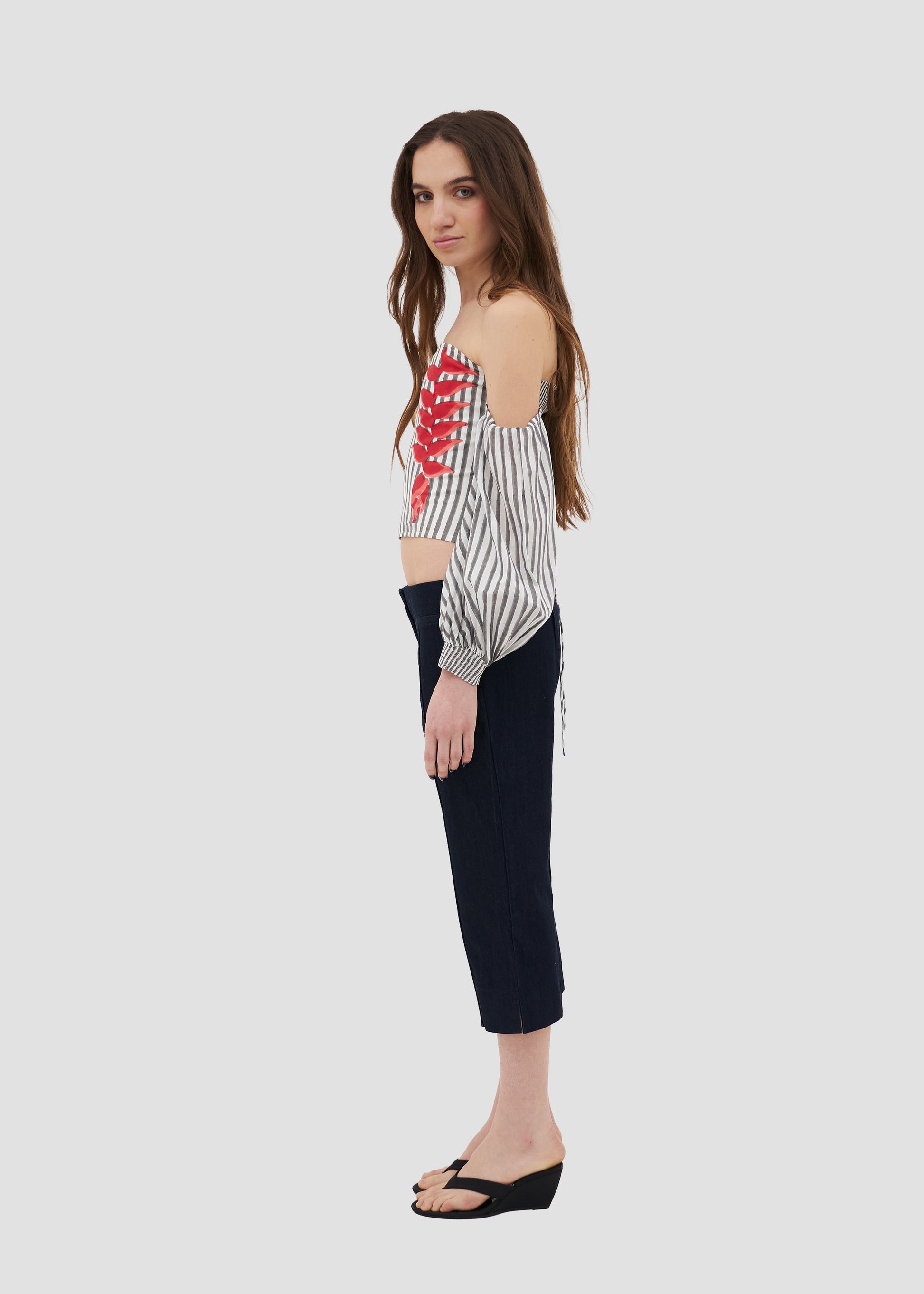 Heliconia | Block Print Top