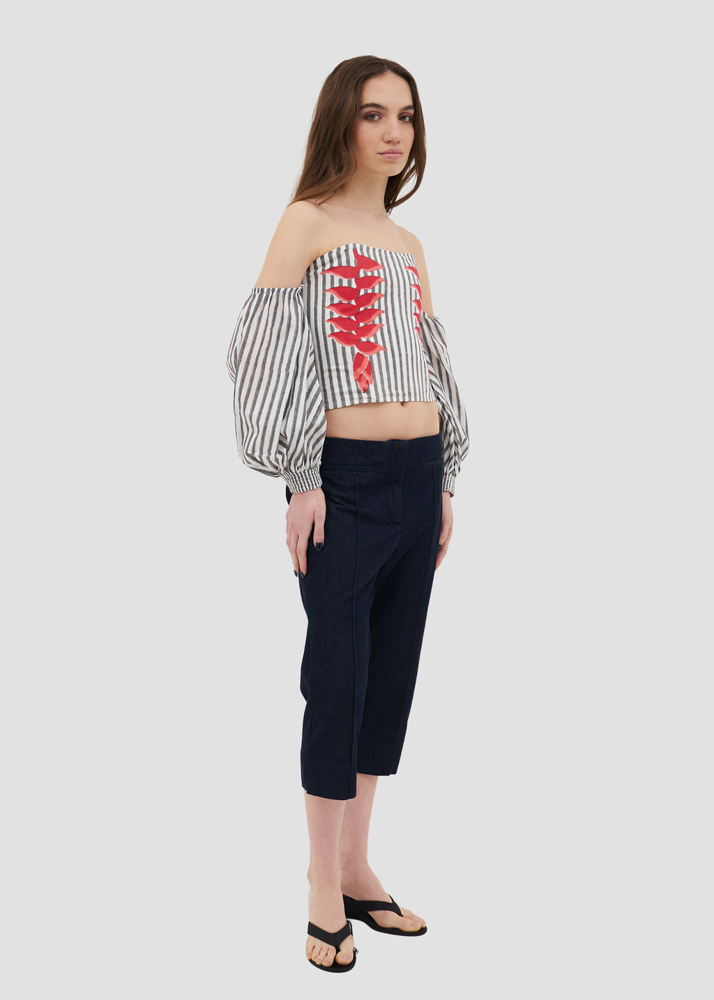 Heliconia | Block Print Top