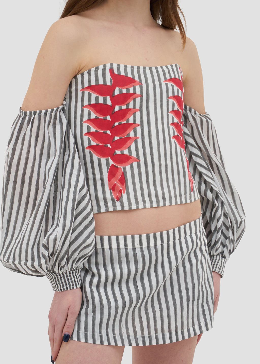 Heliconia | Block Print Top