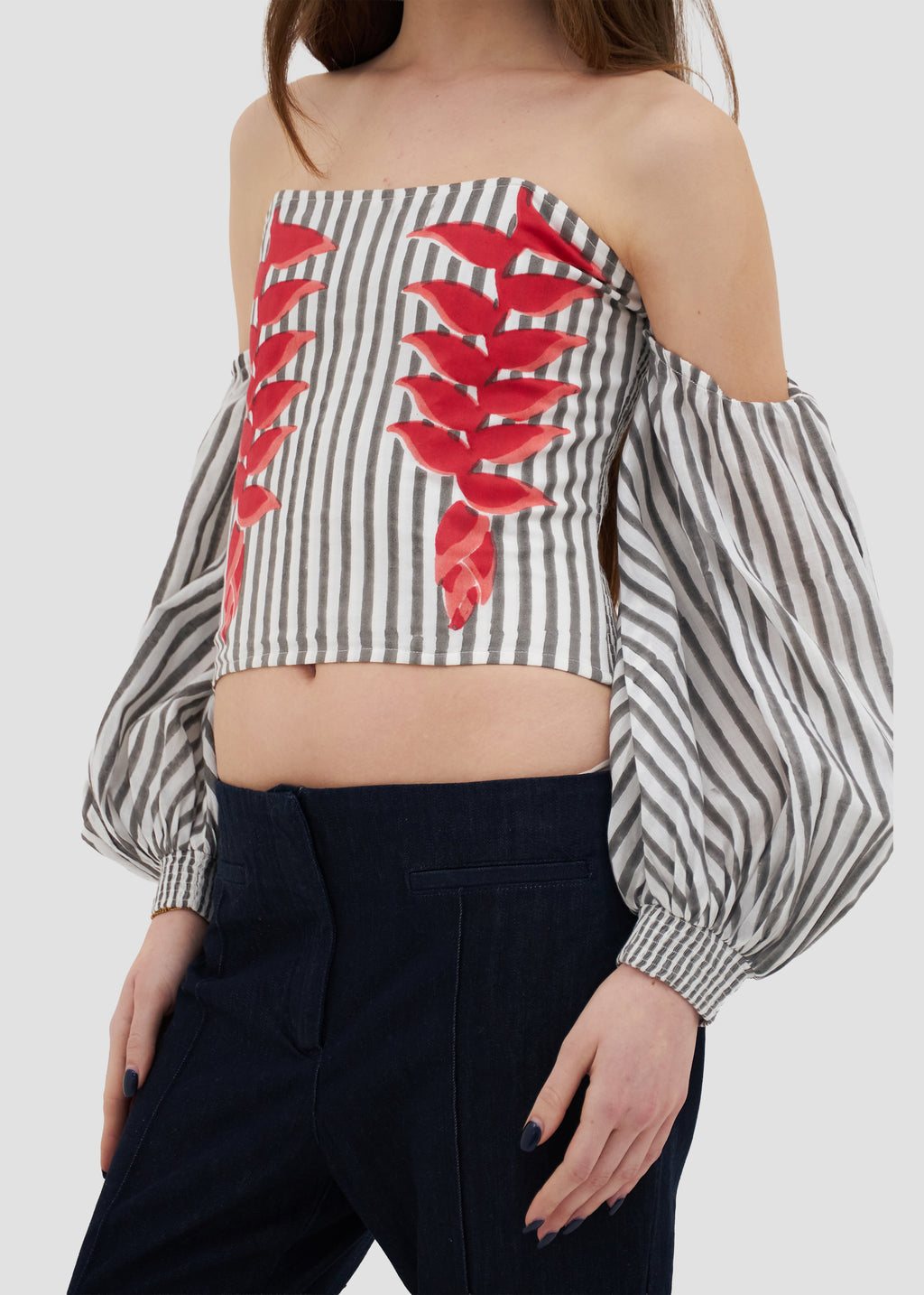 Heliconia | Block Print Top