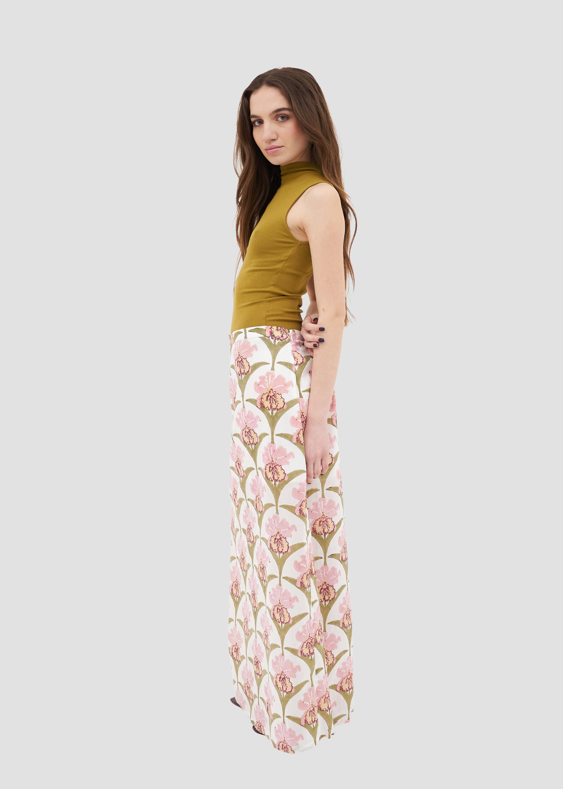 Vexillaria | Block Print Maxi Skirt