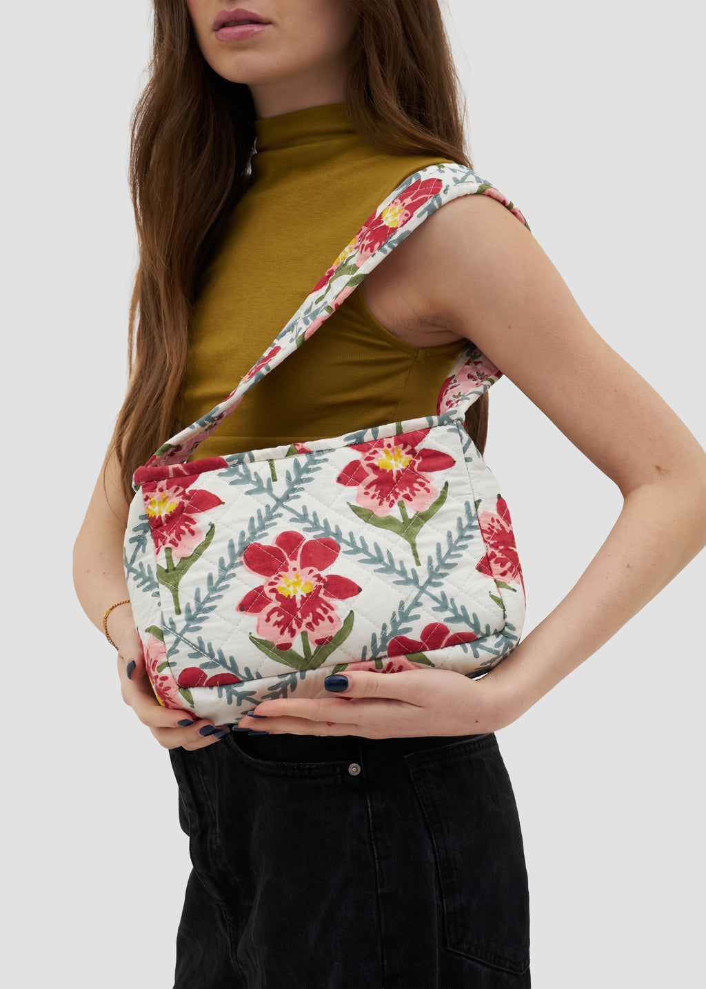 Mendelii | Block Print Shoulder Bag