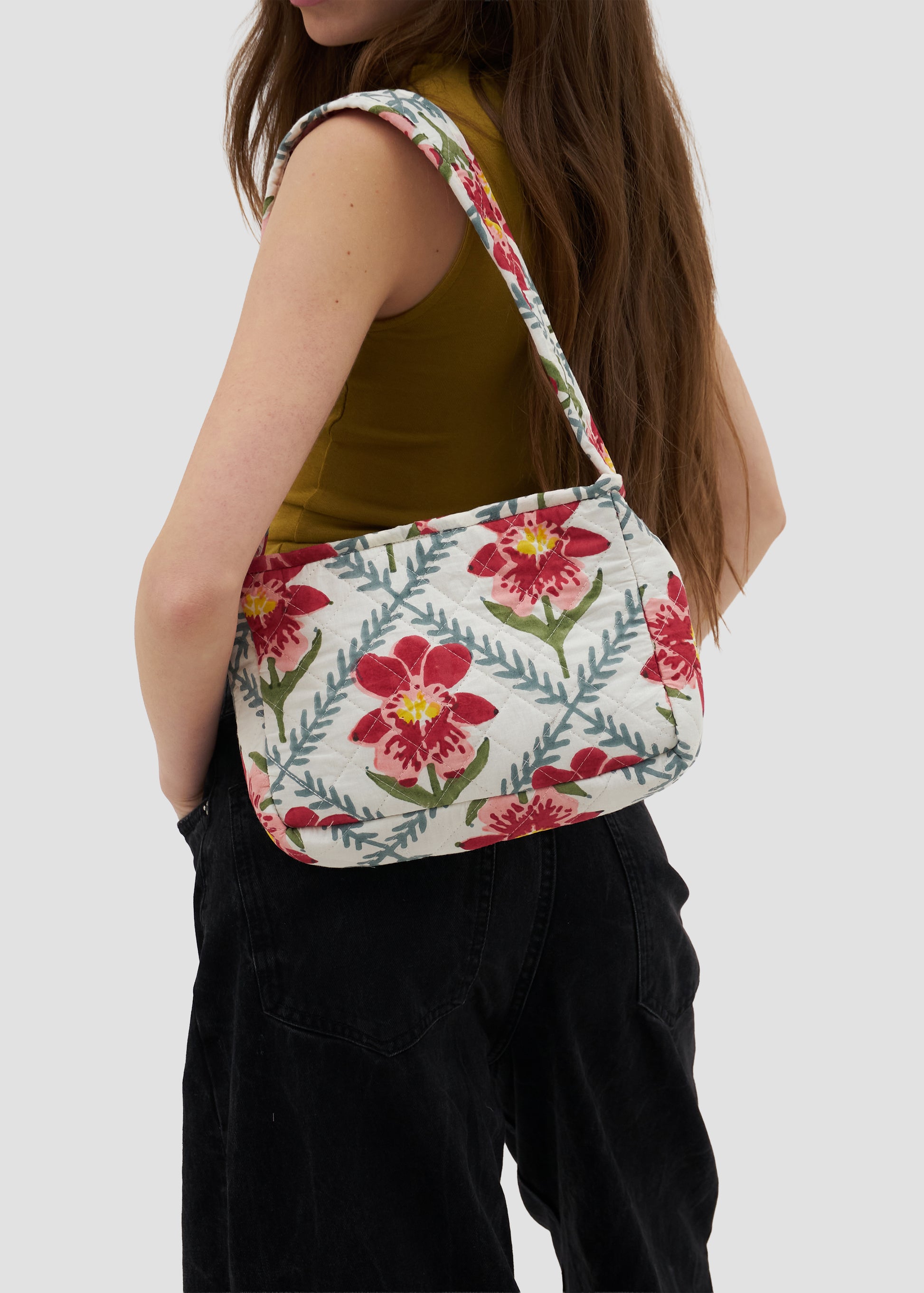 Mendelii | Block Print Shoulder Bag