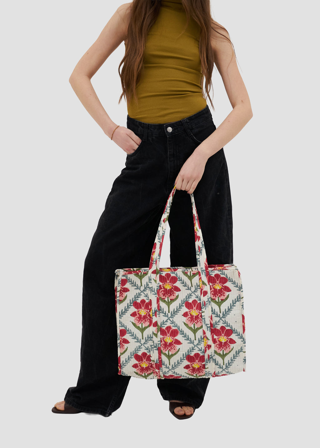 Mendelii | Block Print Tote Bag