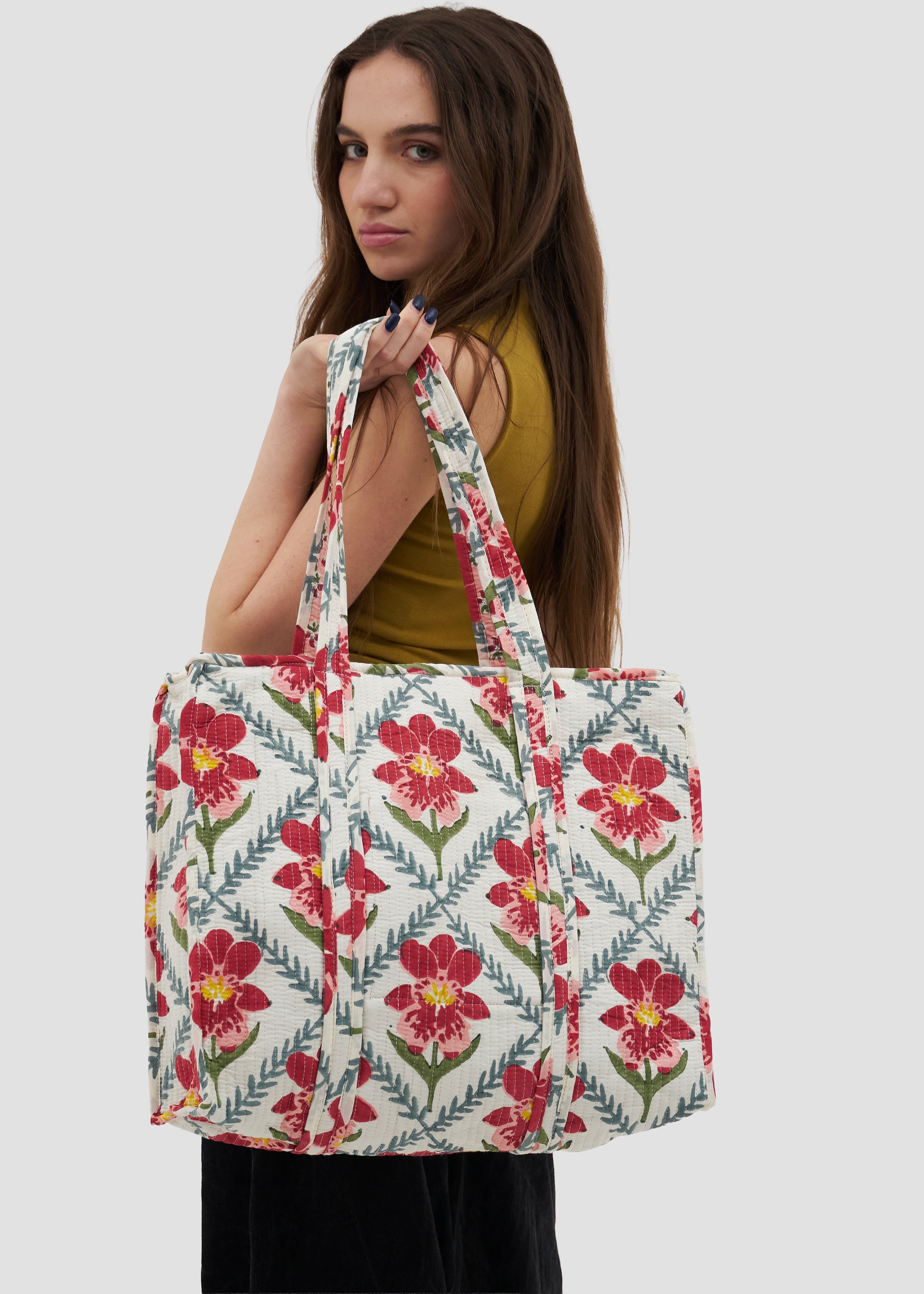 Mendelii | Block Print Tote Bag