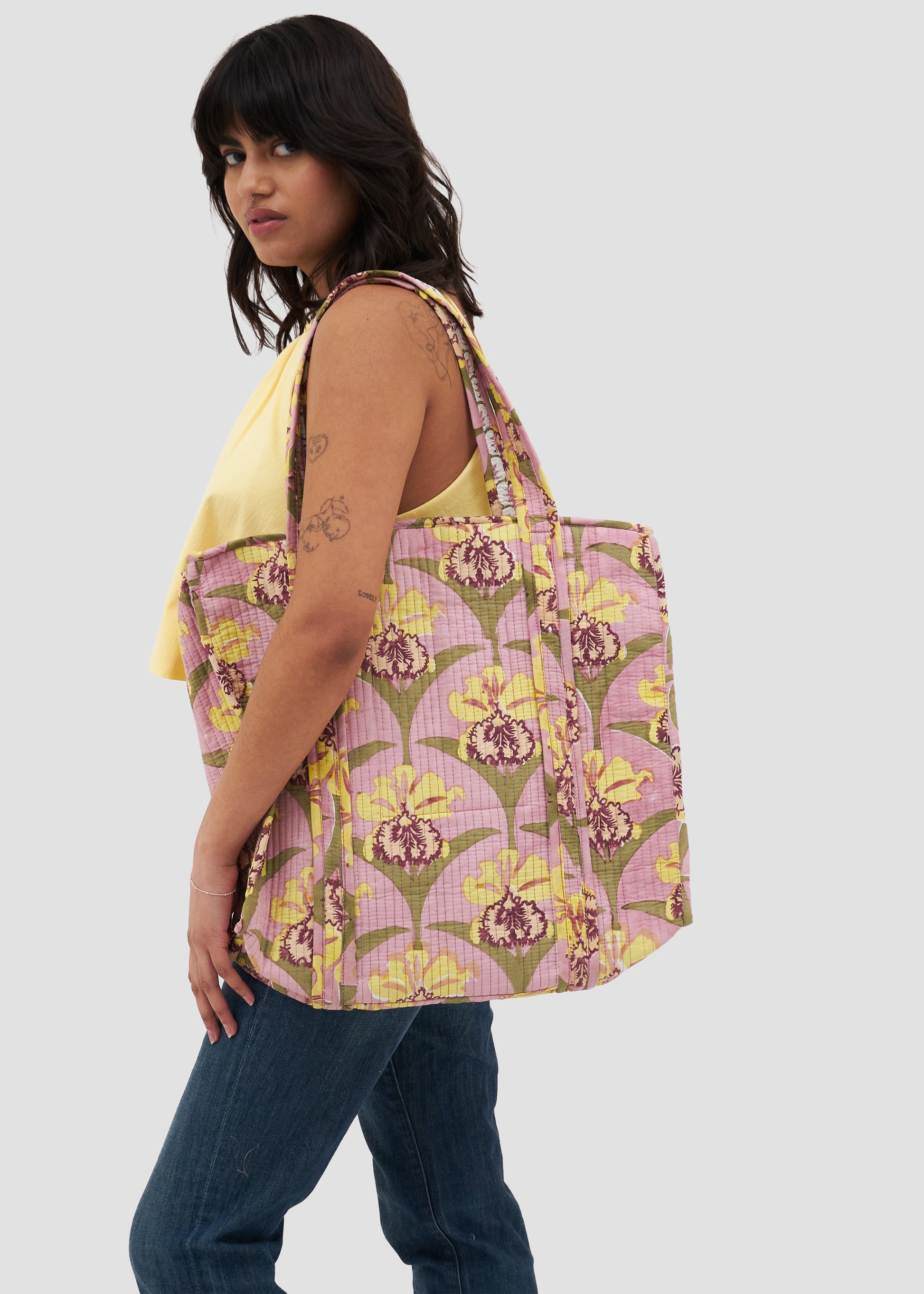 Trianae | Block Print Tote Bag