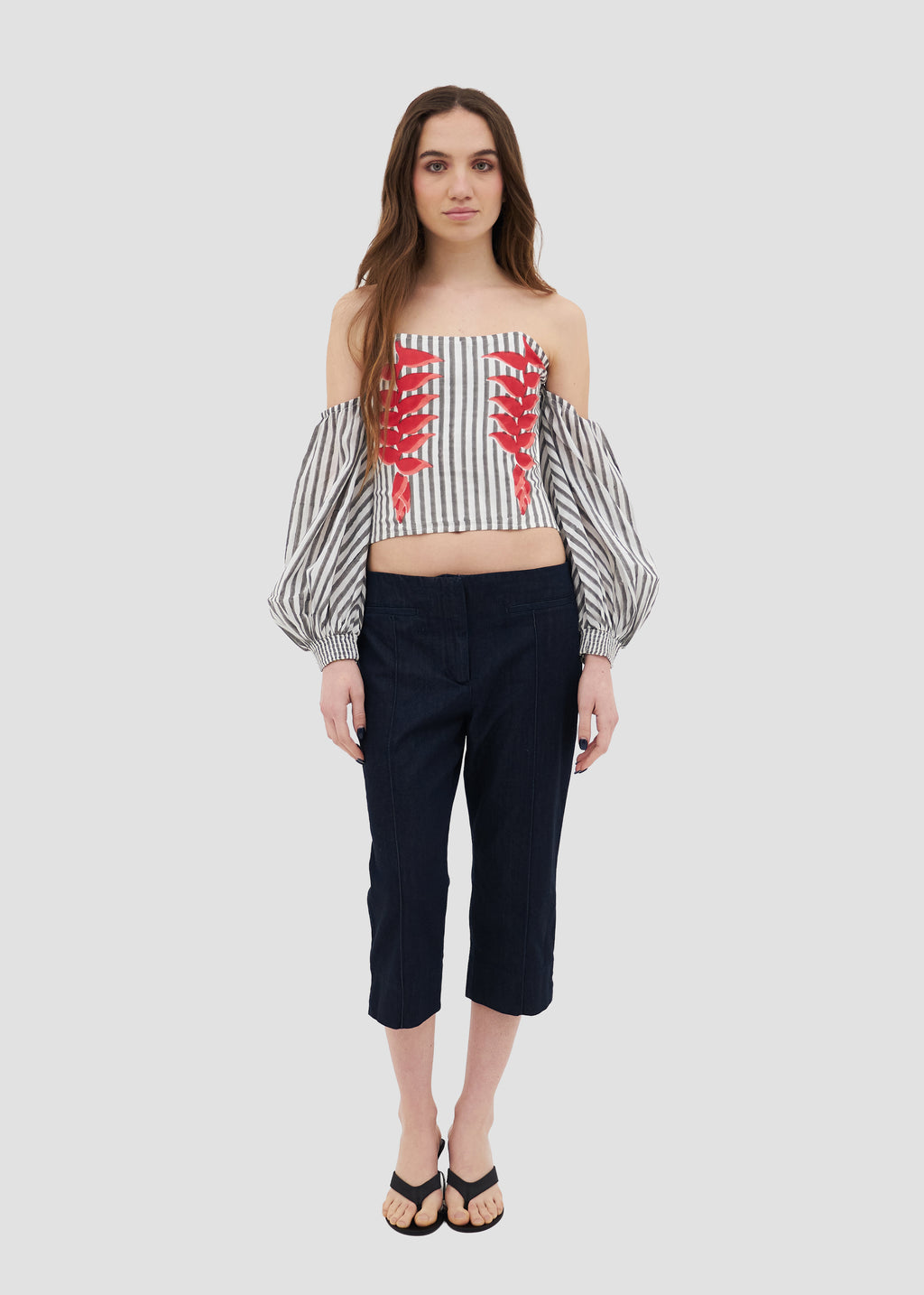 Heliconia | Block Print Top