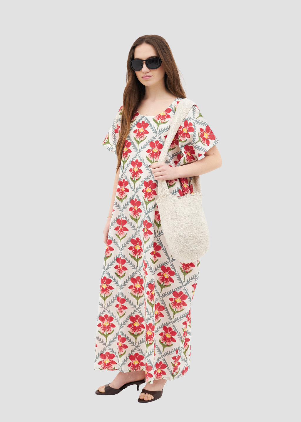 Mendelii | Block Print Kaftan