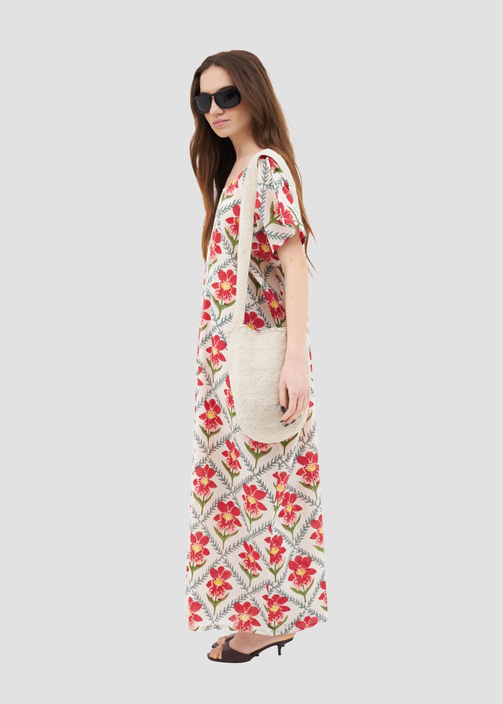 Mendelii | Block Print Kaftan