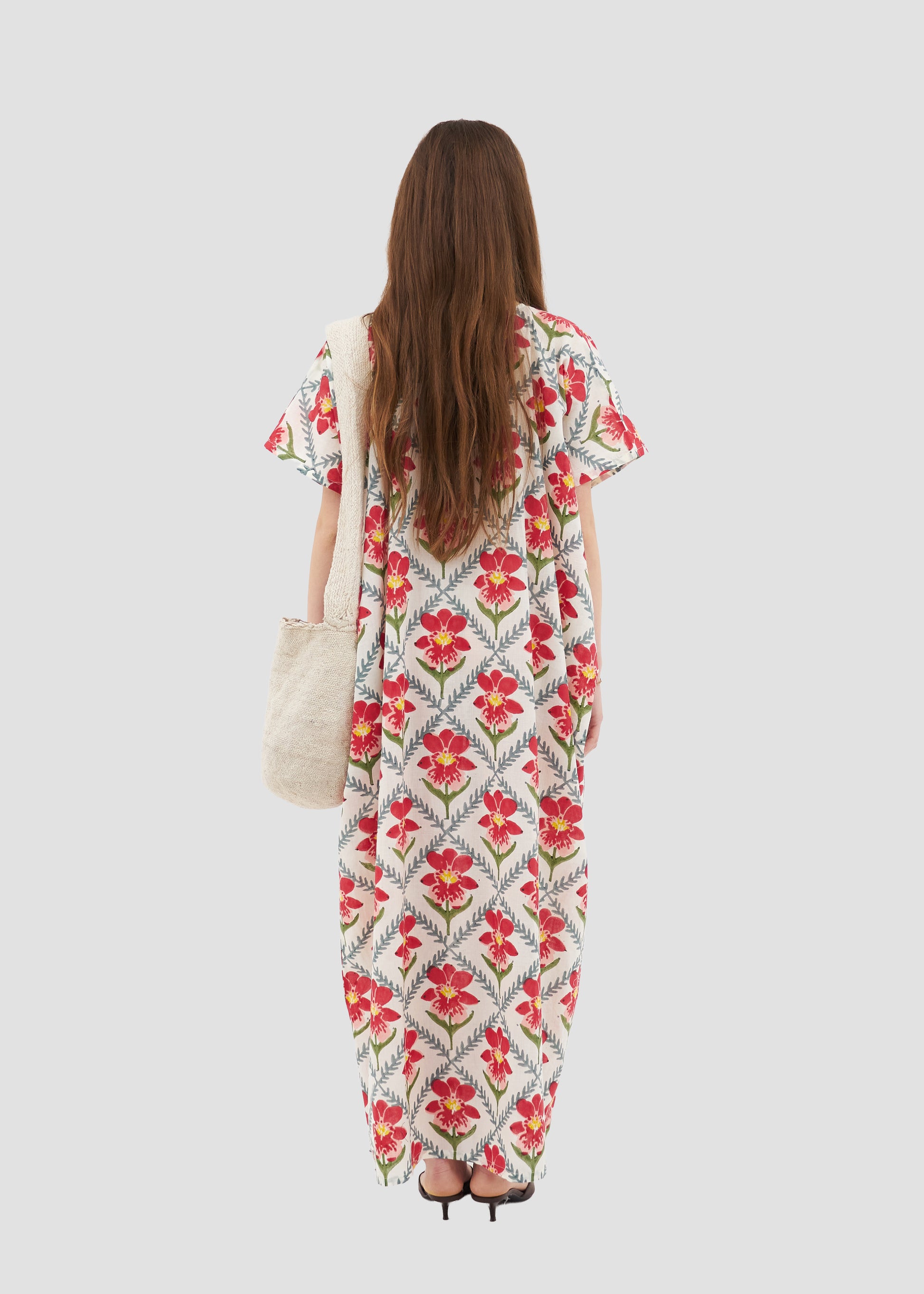 Mendelii | Block Print Kaftan