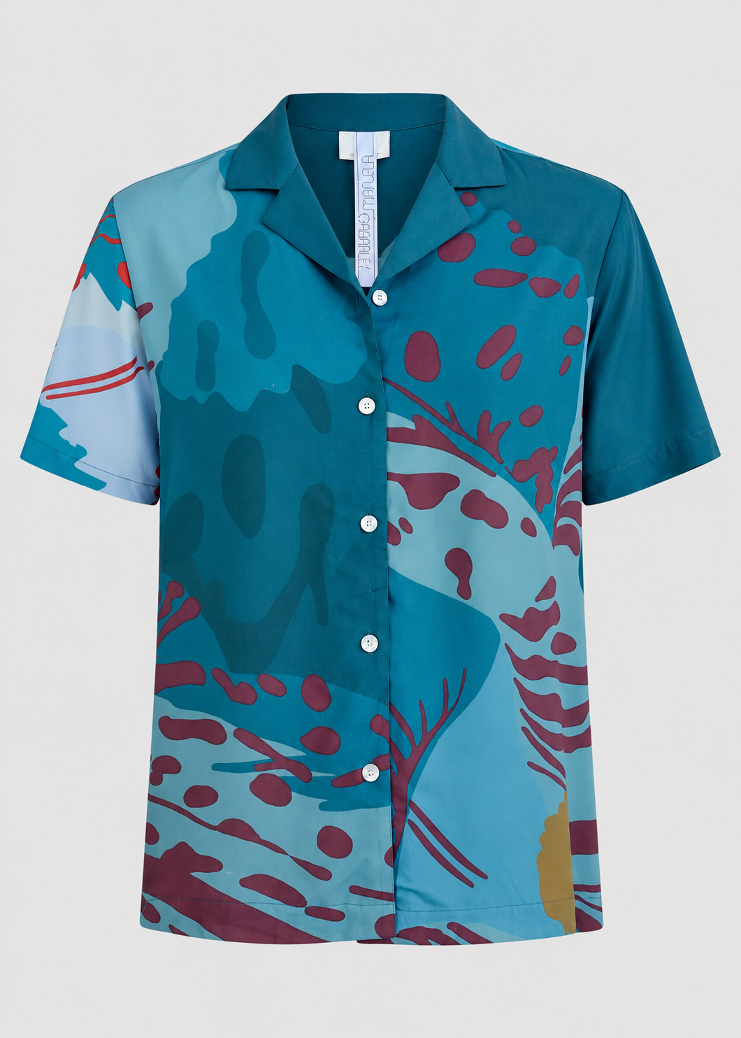 Flava | Banana Fiber Turquoise Blue Shirt
